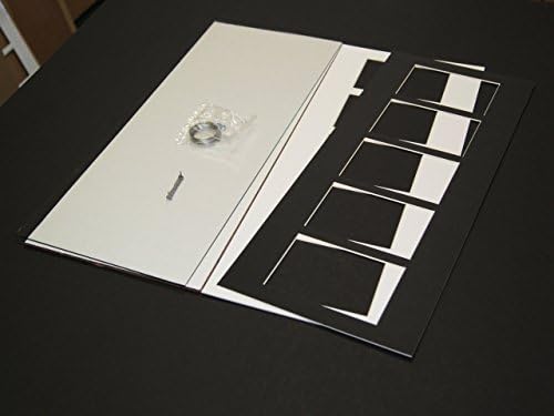 Творческа писмо-арт [10x58 14 Откриващата рамка под формата на местата за снимки с размер 4 на 6 см с бяло мат за