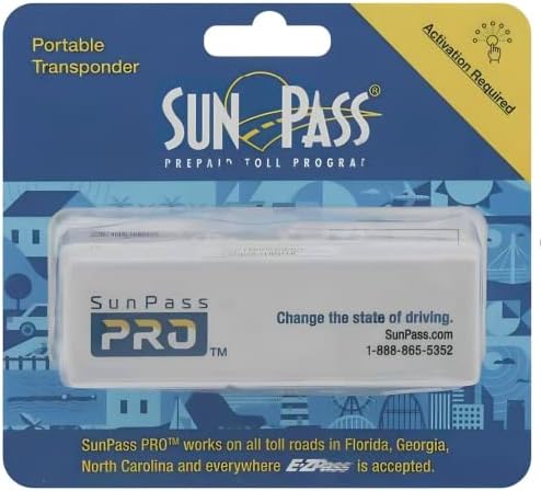 Преносим програма предплатена тарифа с транспондером Sunpass Sun Pass Само за Флорида