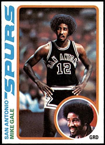 1978 Topps # 37 Майк Гейл Сан Антонио Спърс (баскетболно карта) NM / MT Спърс Университета на Елизабет Сити