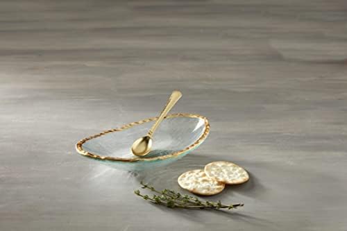Комплект Златни Стъклени Мисок за приготвяне на грязевого пай, 7,5 x 1,75