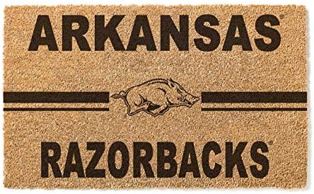 Подложка за крака с логото на отбора KH Sports Фен Arkansas Razorbacks от кокосовата койры, (мулти 1063100112)