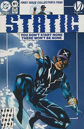 Статична # 1 серия комикси на DC | Milestone