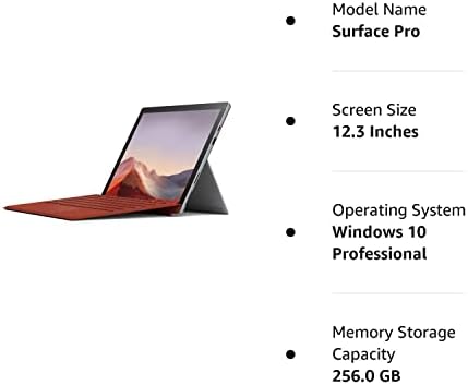 Таблет Microsoft 12,3 Surface Pro 7 сензорен екран 2 в 1, Intel Core i7-1065G7 1.3 Ghz, 16 GB оперативна памет,