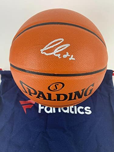 Лук Докич Подписа Spalding NBA I/O Автограф Баскетбол Fanatics coa Маверикс x - Баскетболни топки с автографи