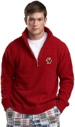 NCAA Boston College Орли Вълнен Пуловер с цип Наполовина