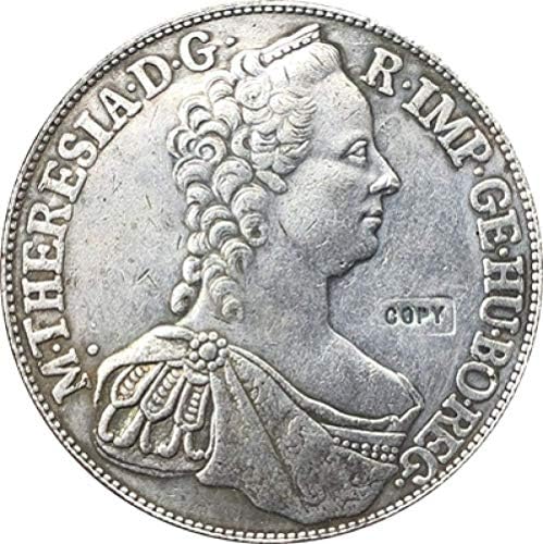 1765 Австрия 1 Талер Монети Копие 41 ММ Копие Украса за Събиране на Подаръци