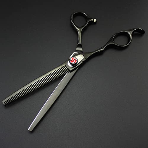 Freelander 7,0-инчов Ножица за лява ръка от Японска стомана 440C, Професионални Фризьорски Ножици за подстригване и филировки коса, Салонные ножица за подстригване на коса