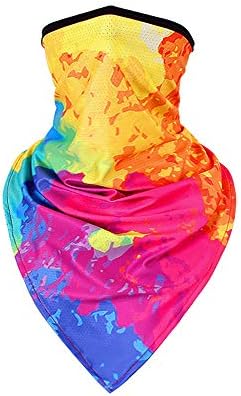 TClian За Жени UPF 50 + Маска За Лице Защита От Слънцето Модни Цветни Средства За Грижа За Кожата на Шията, Гамаши