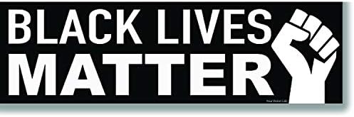 Стикер върху бронята Black Lives Matter 10 x 3Vinyl стикер - Аз не мога да дишам Антирасистское движение BLM Протест за Лаптоп, стени кола, Бутилки, Прозорци, Багаж, Пътни Етикети, Sc
