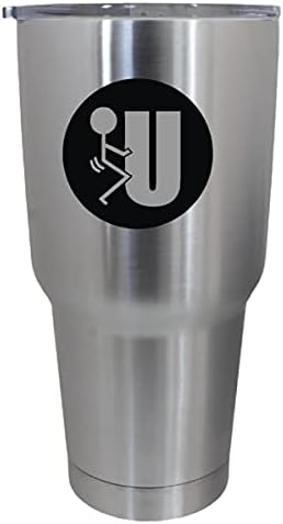 Стикер на чаша Epic Designs Cups drinkware tumbler - F you - стикер на мила мечта за любов