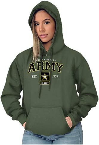 Brisco Марки на Армията на САЩ, Гордостта на Съединените Щати Военна Hoody С Качулка Hoody на Жените и Мъжете