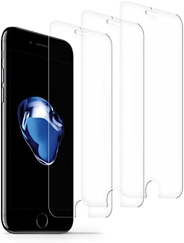 Защитно фолио LOOKSEVEN за iPhone X / XS, iPhone 11 Pro (5,8 инча), [3 опаковки] Защитен слой от закалено стъкло