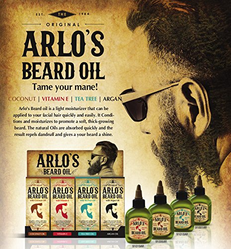 Масло за оформяне на брада, Arlo's с аргановым масло 2,5 грама (4 опаковки)