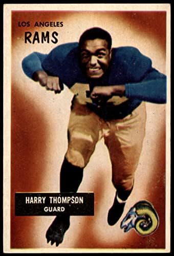 1955 Боуман 23 Гари Томпсън Лос Анджелис Рэмс (Футболна карта) EX/MT Овни Лос Анджелис Сити/UCLA