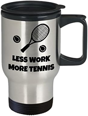 Тенис Кафе Пътна Чаша за Най-добър Забавен Уникален Тенисист Чаена Чаша е Идеална Идея За Мъжете, Жените по-Малко