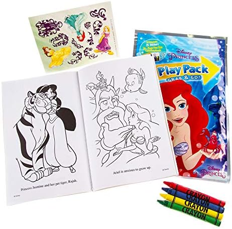 Комплект от 15 Игрални комплекти Принцеса, Сувенири За Забавно парти, за Награда-книжка за Оцветяване, Цветни Моливи,