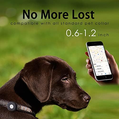 Титуляр яка за кучета Airtag (2 опаковки) с буферными точки, Водоустойчив калъф за яката за домашни любимци за GPS