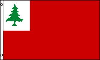 Флаг AZ Флаг Нова Англия 3 'x 5' - Континентални знамена 90 x 150 см - Банер 3x5 фута