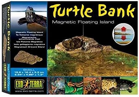 Exo Terra Turtle Bank, Магнитен Плаващ остров за Террариумов с водни костенурки, Среден, PT3801, Опаковка по 1