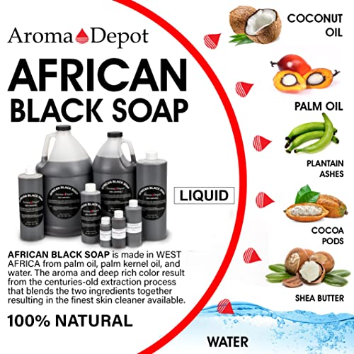 Сурово африкански течно черно сапун 32 грама. Естествен сапун за отстраняване на акне, екзема, псориазис и