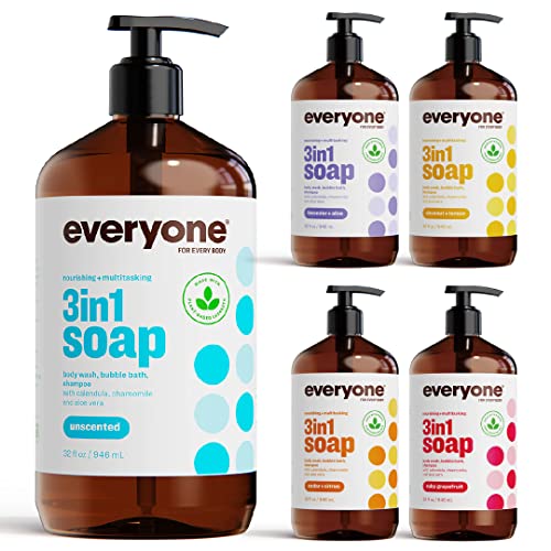 Сапун за баня Everyone for Every Body, без мирис, 32 течни унции (1 опаковка)