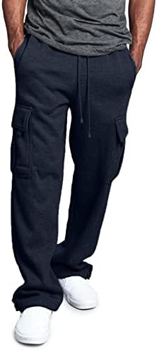DIYAGO Панталони-Карго за Мъже, Стилни Модни Директни Ежедневни Спортни Панталони за Джогинг с Много Джобове, Панталони