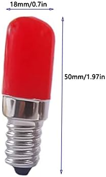 YDJoo E12 Led Крушка 2 W Червена на Цвят Крушка 20 W Подмяна на Халогенни E12 Мини-Свещници Основният Полилей, Крушка