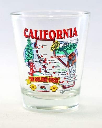 Карта елементи на щата Калифорния , Чаша