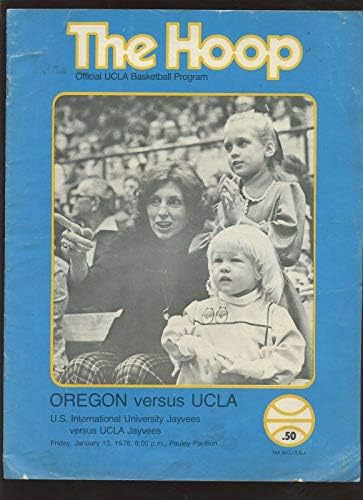 13 Януари 1978 Баскетболно програма на NCAA щата Орегон в UCLA VG + - Програма колежи