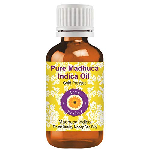 Deve Herbes Чисто масло Мадхуки Indicas (Madhuca Indica) (Linum usitatissimum) от Вътрешната Пластмасова евро-капкомер