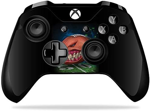 Кожата MightySkins, съвместим с контролера на Microsoft Xbox One X - Футболен чудовище | Защитен, здрав и уникален