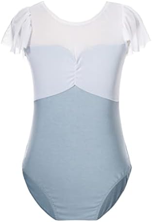 Aislor/едно Парче Фитнес Бански костюм с ръкави-Като за момичета, Мрежест Бански с деколте на гърба във формата