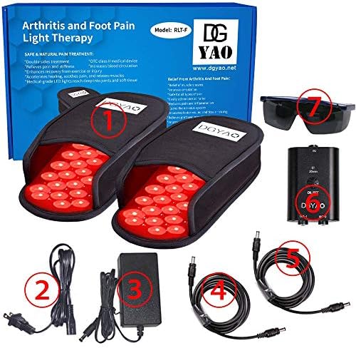 660 нм led червена светлина и 880 нм устройство за терапия близкия инфрачервени лъчи Чехли за облекчаване на болки