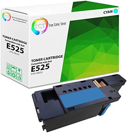 Подмяна на касетата с тонер TCT Premium е съвместим с висока производителност, за Dell 593-BBJU Циан Работи с принтери
