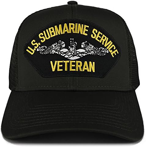 Ветеран на Служба подводници на САЩ Armycrew Вышил Нашивку възстановяване на предишното положение от Вкара Шапки