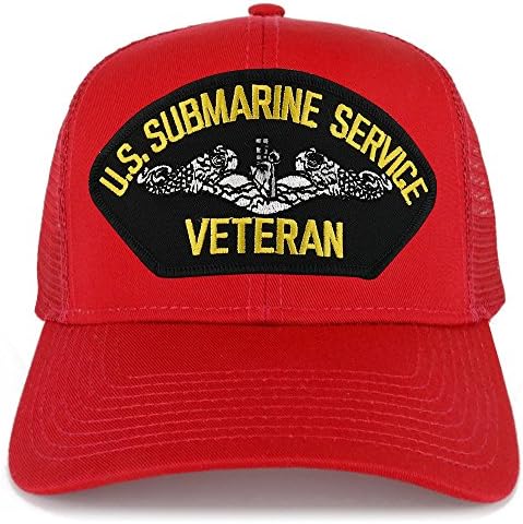 Ветеран на Служба подводници на САЩ Armycrew Вышил Нашивку възстановяване на предишното положение от Вкара Шапки шофьор на камион