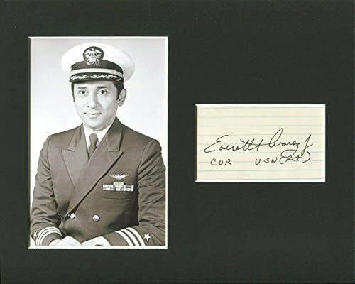 Евърет Алварес младши Войната във Виетнам военнопленный на ВМС на САЩ С автограф На Изложба на снимки - Снимки на