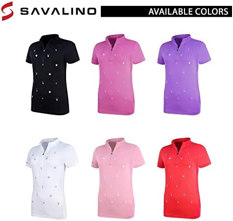 SAVALINO Дамски Тениски и Джърси за Боулинг - Спортни Ризи, Дамски Блузи, Ризи с къс ръкав за жени