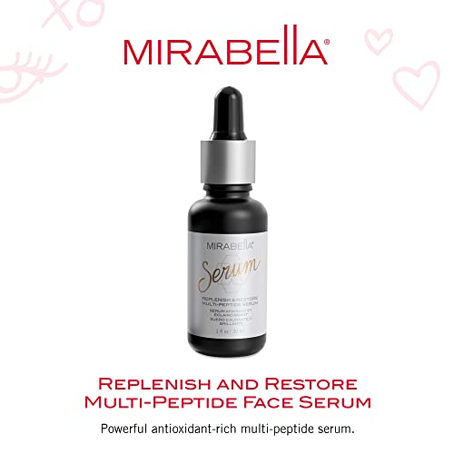 Пополняющая и лечебното мультипептидная серум за лице от Mirabella Beauty - серум против Стареене за лице с овлажняващи