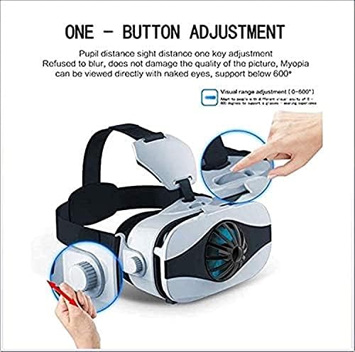 Очила за виртуална реалност FEDRUI, 3D Игрови точки, Слушалки Всичко-в-едно, Очила за виртуална реалност Game VR