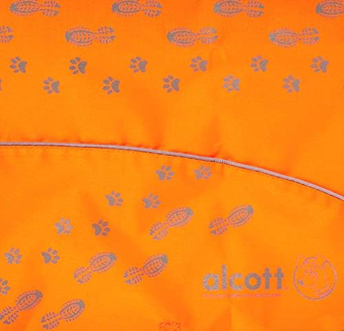 Жилетка за кучета alcott Visibility с Светоотражающей тапицерия, Голям, Неоново-оранжев